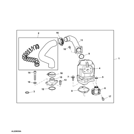 John Deere HYDRAULIC PUMP