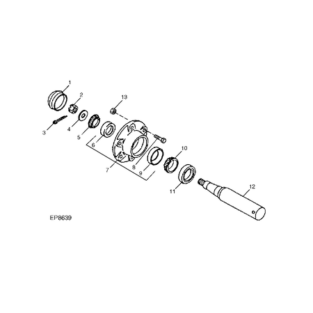 John Deere LAGERSCHALE