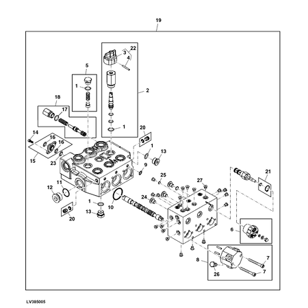 John Deere SELECTIVE CONTROL VALVE