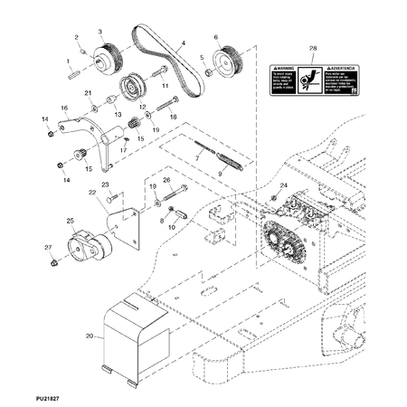 John Deere BELT TENSIONER