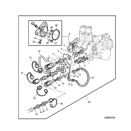 John Deere HYDR. CLUTCH