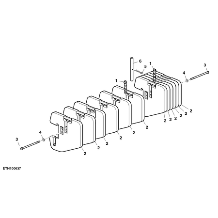 John Deere PIN FASTENER