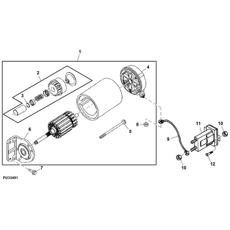 John Deere STARTER MOTOR