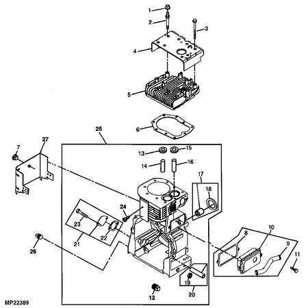 John Deere GASKET