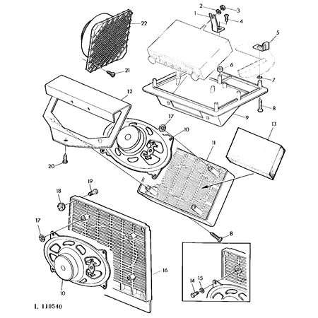 John Deere RADIOPLAAT