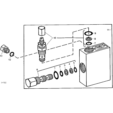 John Deere BACKUP RING