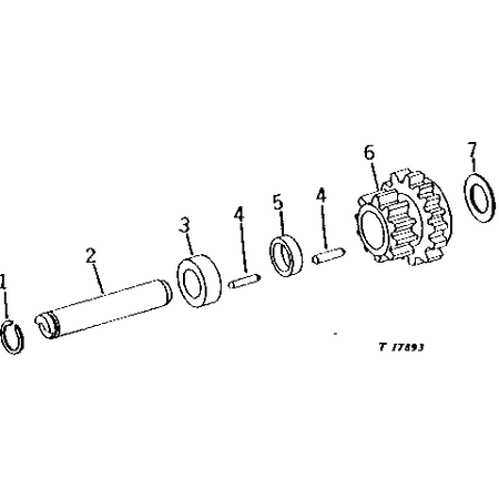 John Deere NEEDLE BEARING