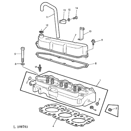 John Deere VALVE COVER BOLT