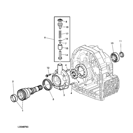 John Deere BUCHSE