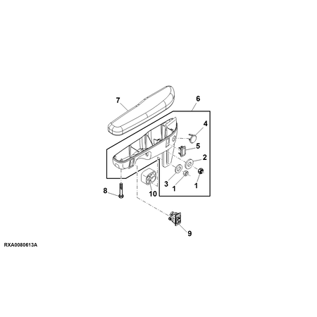 John Deere ARMLEHNEN-KIT