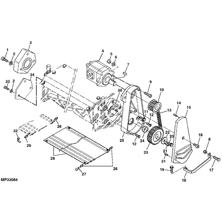 John Deere SYNCHRONOUS BELT