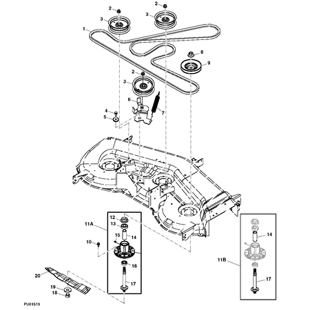 John Deere MOWER BLADE KIT