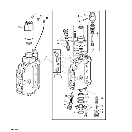 John Deere VALVE COIL