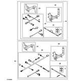 John Deere BEFESTIGUNGSELEMENTE SET