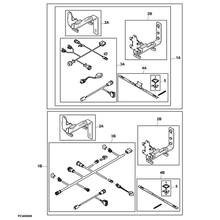 John Deere BEFESTIGUNGSELEMENTE SET