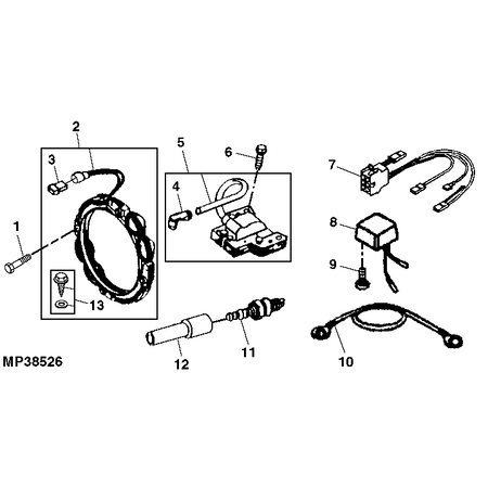 John Deere SPARK PLUG