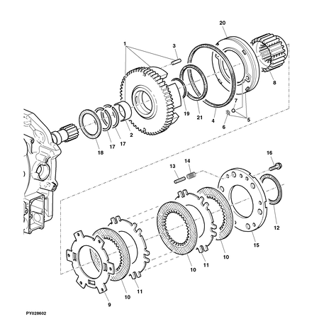 John Deere CLUTCH PLATE