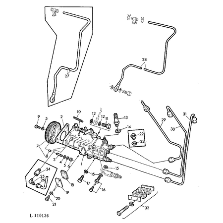 John Deere GASKET