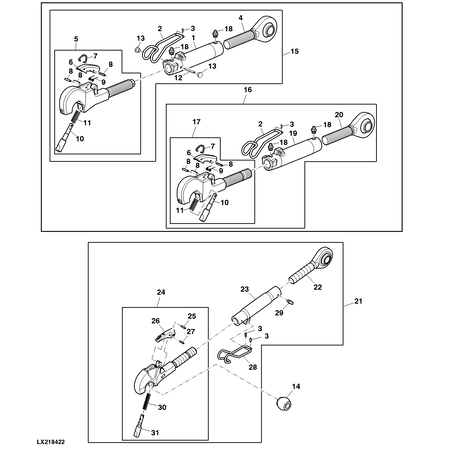 John Deere CENTER LINK