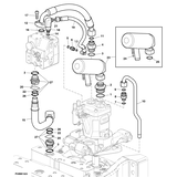 John Deere OIL LINE