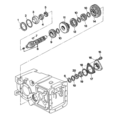 John Deere SLUITRING