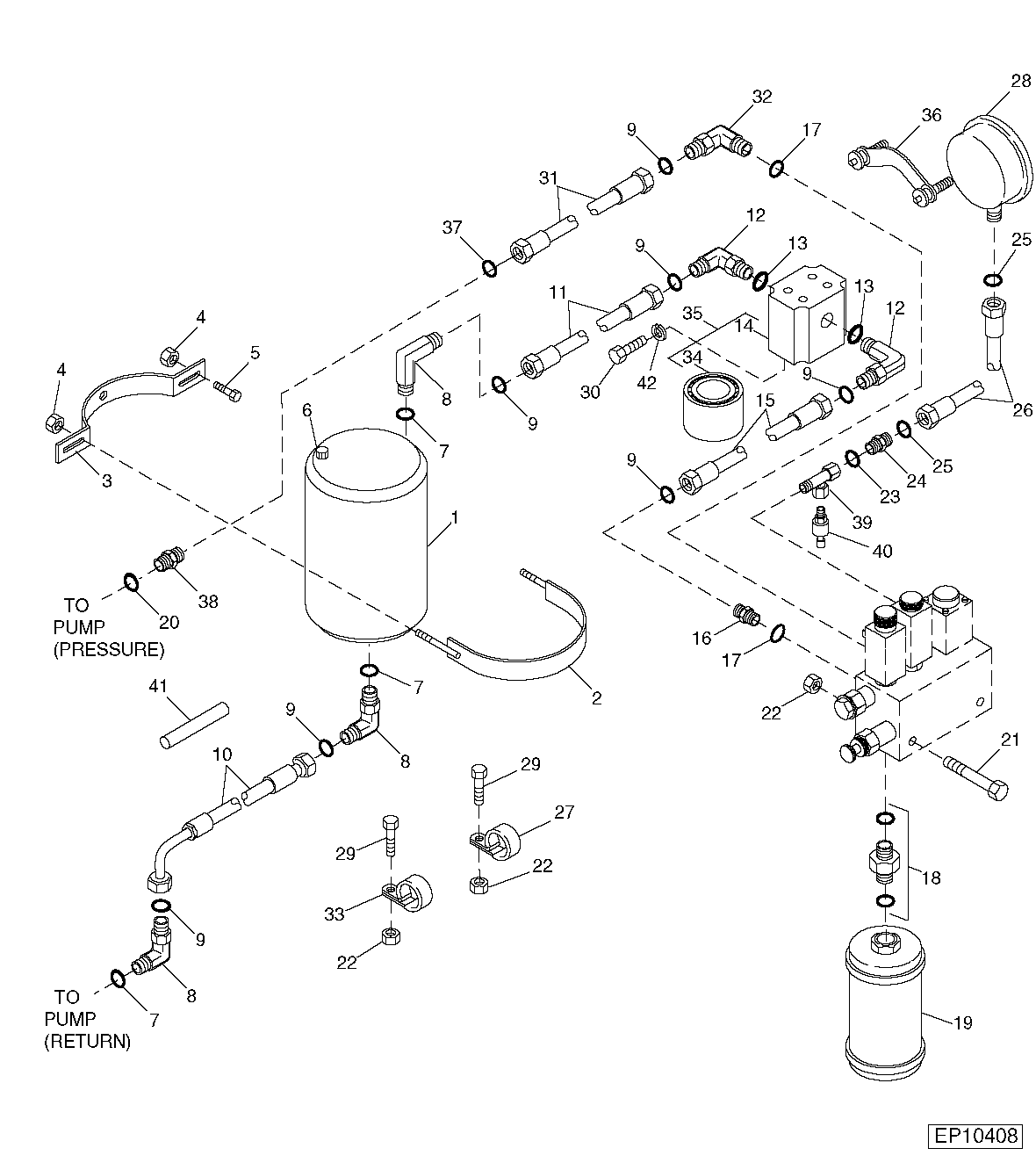 John Deere RE204264 TRANS OIL PRESSURE SENSOR Kraakman parts Kraakman Parts