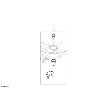 John Deere 30-SERIE ATU STUUR ADAPTORKIT