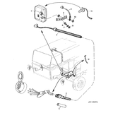 John Deere Flutlicht