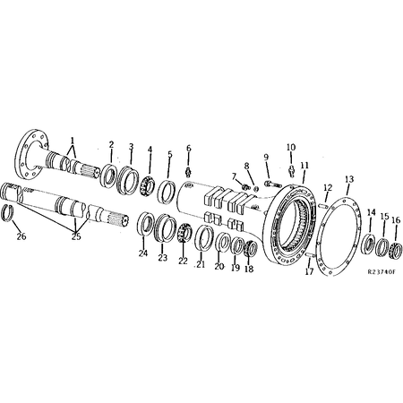 John Deere BEARING CONE