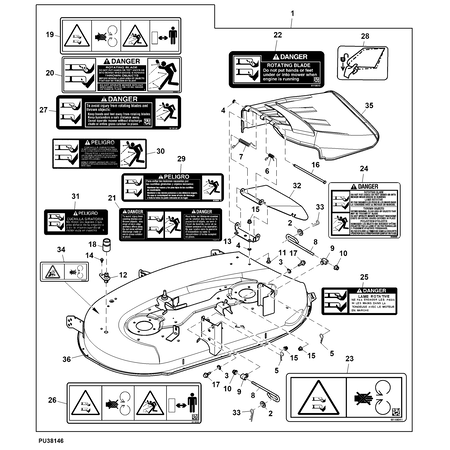 John Deere MOWER DECK