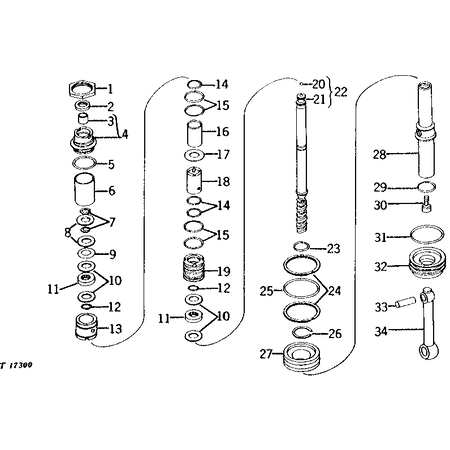 John Deere SLUITRING