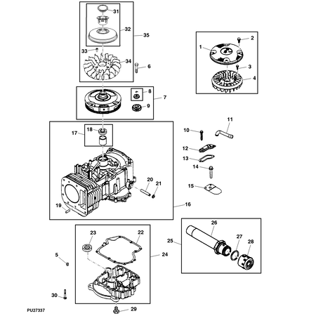 John Deere FLY WHEEL KIT