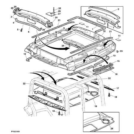 John Deere ROOF