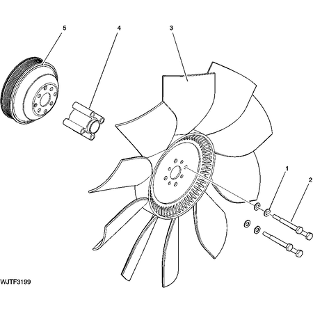 John Deere SIX-SIDED BOLT