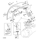 John Deere FENDER FOR 54CM