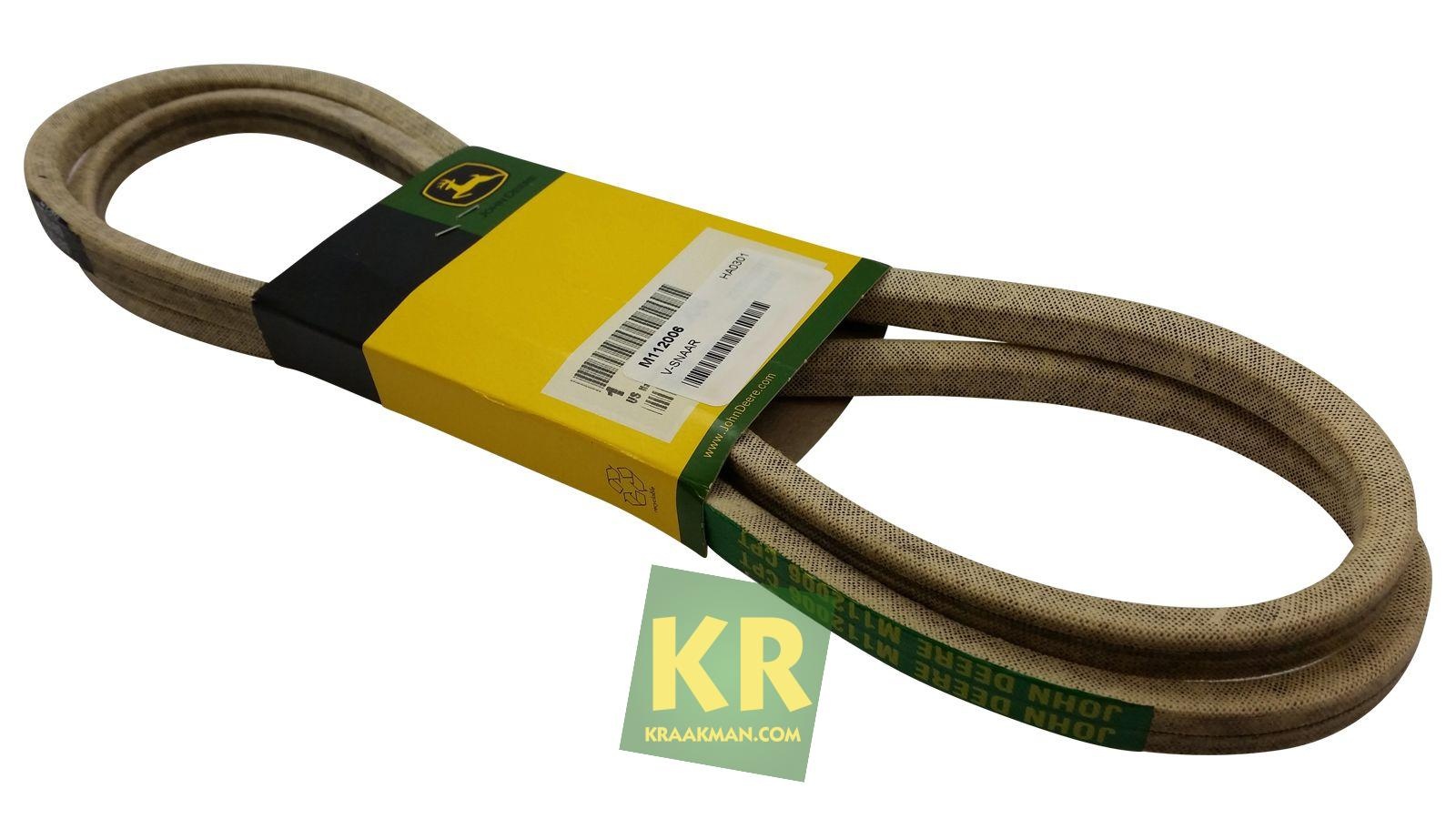 John Deere M112006 V BELT Kraakman parts Kraakman Parts