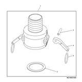 John Deere RUBBER PAKKING 3