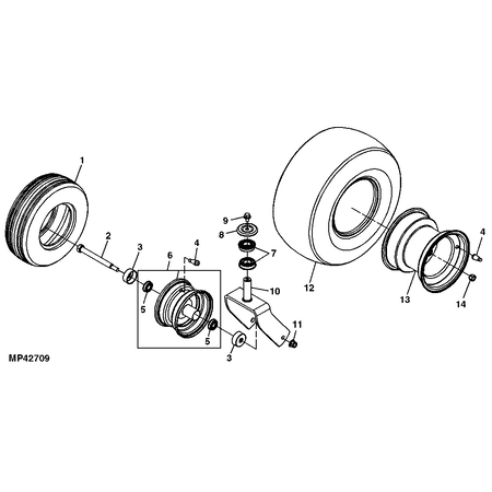 John Deere BALL BEARING