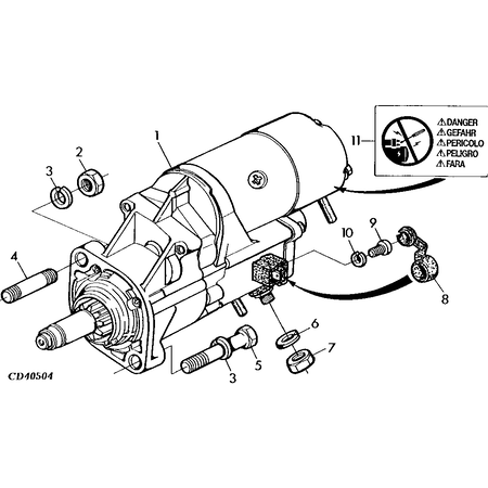 John Deere Starter Motor Reman