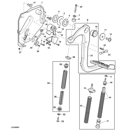 John Deere ADAPTER FITTING