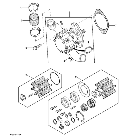 John Deere WATER PUMP