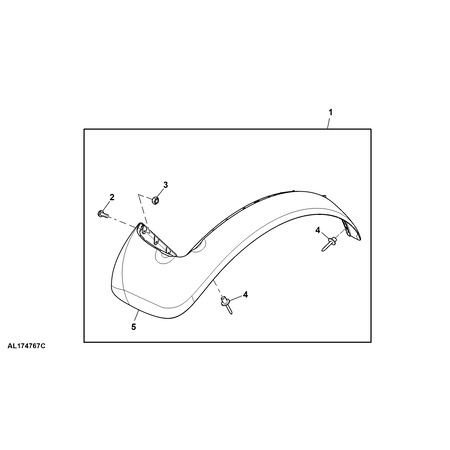 John Deere SCHUTZBLECH-ERWEITERUNG