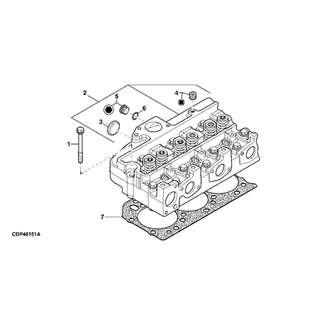 John Deere HEAD GASKET 6-CYLINDER