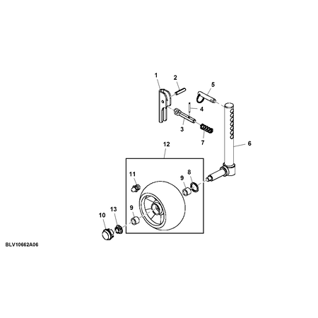 John Deere SICHERUNGSMUTTER