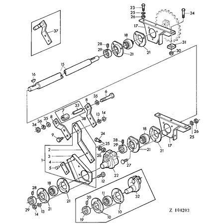 John Deere RETAINER