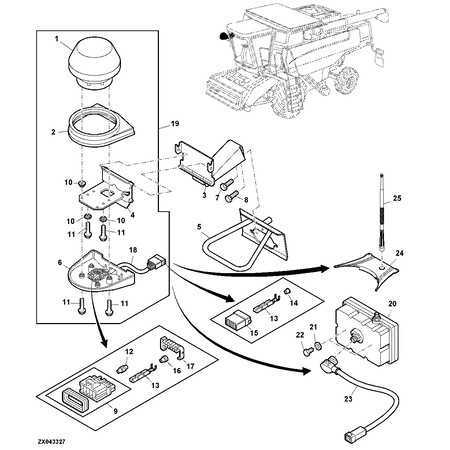 John Deere WIRING HARNESS