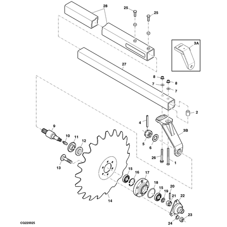 John Deere TENSION STICK