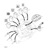 John Deere INSTRUMENTENTAFEL