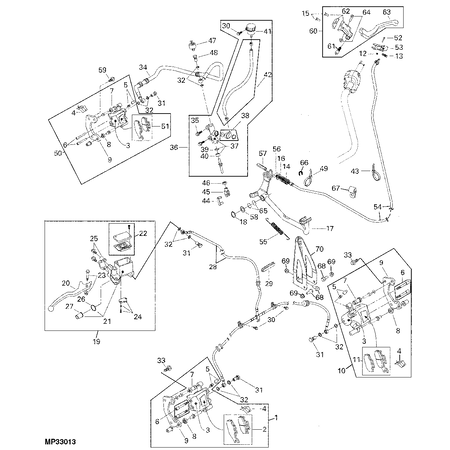 John Deere BREMSSATZ