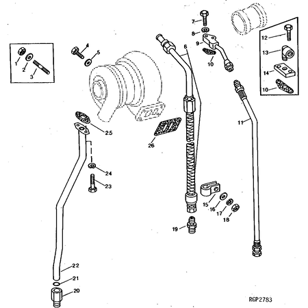 John Deere HYDRAULIC HOSE